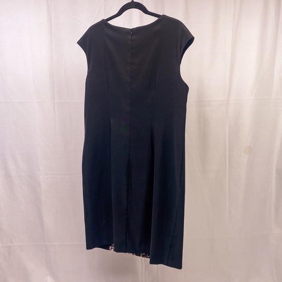 Women's Illusion Dress Sexy Leopard Print Classic Sheath Dress Barn Outfit Lady - Picture 9 of 13